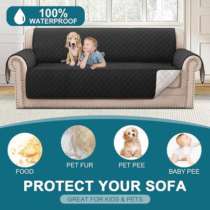 Turquoize 100% Waterproof Sofa Covers Couch Cover Sofa Cover - Image 2