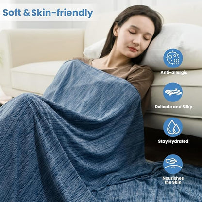 OIGAE Cooling Blanket for Hot Sleepers - Image 5