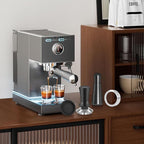 58mm Espresso Accessories Kit, Spring Loaded Calibrated Tamper, WDT Tool and Dosing Funnel Set Fits Espresso Coffee Machines and 58 mm Portafilters