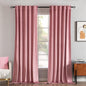 MIULEE Velvet Curtains 52x90 inches 2 Panels Blush Pink Blackout Curtains | by MIULEE