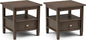 SIMPLIHOME Warm Shaker Solid Wood 20 inch Wide Transitional-Style End Tables in by SimpliHome