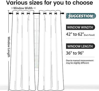 SimpleHome 100% Blackout Curtains - Image 2