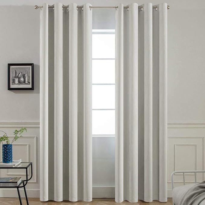 Yakamok Room Darkening Curtains 52x84 inch Length Light Beige-Living Room | 2 by Yakamok