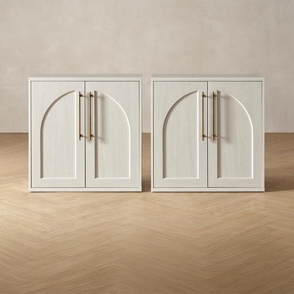 mopio Blake Storage Cabinet, Small Modular Accent Display Sideboard Buffet by MopioInc