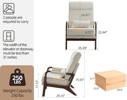 Mid Century Modern Accent Chair - Image 2