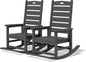 SERWALL Outdoor Rocking Chair Set of 2, Oversized Rocking Chair by SERWALL