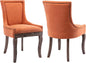 Modern Dining Chairs Set of 2, High Back Dining Chairs Side Chairs by MZDOO