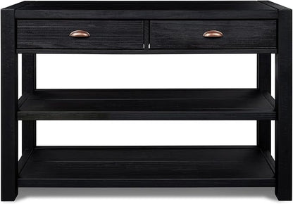 Grain Wood Furniture Montauk Console Table, Solid Wood - Image 4