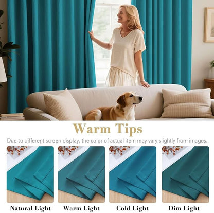 H.VERSAILTEX Premium Blackout Thermal Insulated Room Darkening Curtains - Image 5