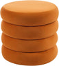Flouki 19.5" Storage Ottoman Round, Vanity Stools by Flouki
