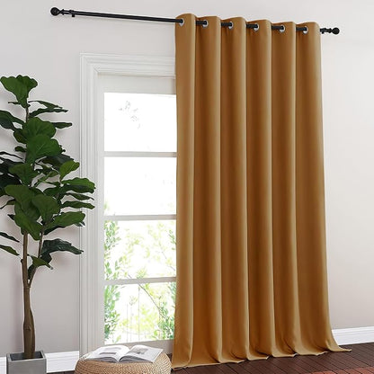 NICETOWN Blackout Sliding Glass Door Curtains, Room Darkening Thermal Insulated - Image 8