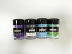 Edible Glitter Set - Luster Dust Edible Set 4 Metallic Colors - Food Grade Coloring Glitter Shimmer Dust Powder for Cocktail, Wine, Cake Decorating, Drinks, Candy, Baking, Cookie, Fondant - 5g Each