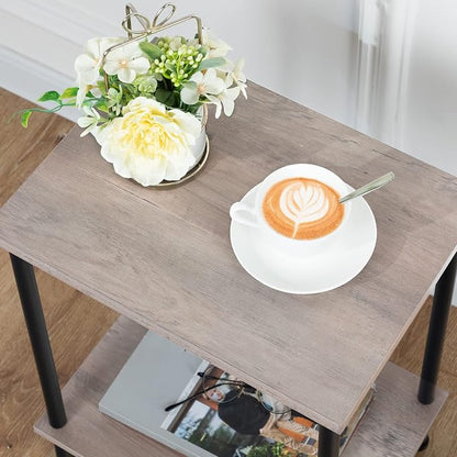HOOBRO End Tables Set of 2, Small Side Table, Nightstand - Image 8
