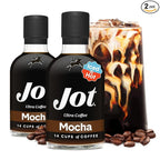Jot Coffee Concentrate (Mocha) High Caffeine Cold Brew Coffee Concentrate Liquid for Iced Coffees, Instant Espresso, Hot or Cold Instant Coffees - Makes 14 Cups, 150mg Caffeine/Tbsp, Sugar Free