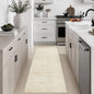 2x5 Washable Runner Rug：Modern Abstract Kitchen Soft Carpet Beige | by FXRHLP