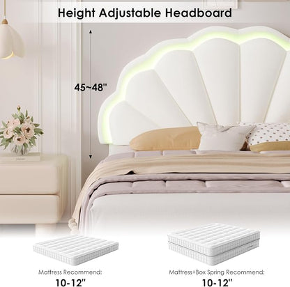 HIFIT Full Upholstered LED Bed Frame - Image 7