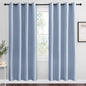 NICETOWN Vintage Blue Blackout Curtains 78 inches Length by NICETOWN