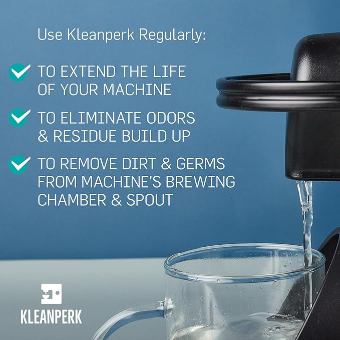 50 Cleaning Pods Compatible with Nespresso Original Machines I Cleaning Kit for Better Tasting Coffee I Coffee Machine Cleaner I Easy and Safe to Use
