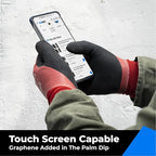 Waterproof Winter Work Gloves for Men and Women, Touchscreen, Freezer Gloves, Thermal Insulated, for Cold Weather