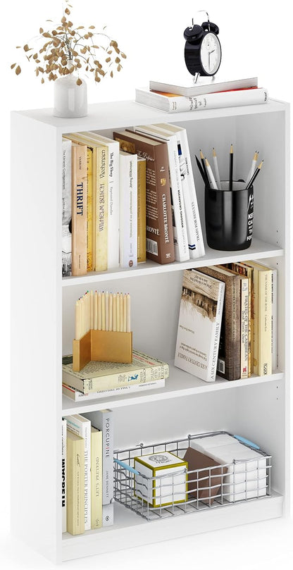 Furinno Jaya Book Shelf, 3-Tier Bookshelf, Bookcase by Furinno-FitsYourSpaceFitsYourBudget