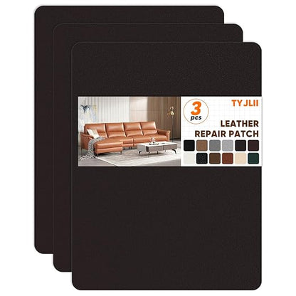 Leather Repair Patch Self Adhesive, 8.3″ x 11″ Vinyl Patch Kit, Leather Repair by Unknown