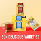 Twinings Lady Grey Black Tea Individually Wrapped Bags, 100 Count (Pack of 1), Orange Peel & Lemon Peel, Fresh and Uplifting, Caffeinated, Enjoy Hot or Iced, 100 Teabags