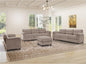 HAOMARKETS Corduroy Sofa Set, Upholstered Ottoman, Modern Loveseat and 3-Seater by HAOMARKETS