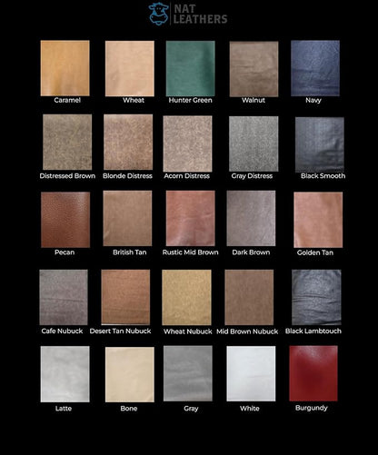 Brown Vintage Distressed Soft Faux Leather Fabric PU Leather Fabric Sheet Sold - Image 3