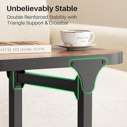 Kitstorack Ultra Stable & Durable End Table, Ajustable Height C Shaped Side - Image 4