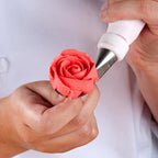 7 Pieces Rose Flower Piping Tips Set, Cake Decorating Tips Icing Piping Nozzles Set Cupcake Decorating Kit
