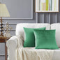 GIGIZAZA Mint Turquoise Velvet Decorative Throw Pillow Covers by GIGIZAZAFocusingonhomedecoration