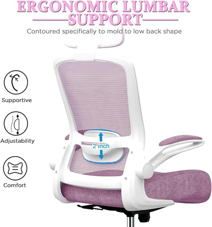 Mimoglad Office Chair, High Back Ergonomic Desk Chair - Image 3