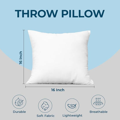 Utopia Bedding Throw Pillows, Decorative 16x16 Pillow Inserts - Image 4