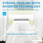 Midea MAW08V1QWT U-Shaped AC Window Air Conditioner