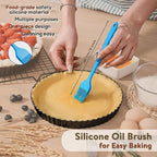 Sturdy Nonstick Tart Pan 9 inch Removable Bottom, Round Carbon Steel Quiche Pan for Baking, Heavy Duty Tart Mold loose for Pie, Mousse Cakes,Fruit and Desserts