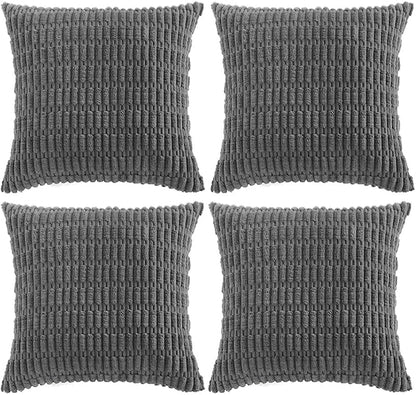 Fancy Homi 4 Packs Decorative Throw Pillow Covers by Fancy+Homi