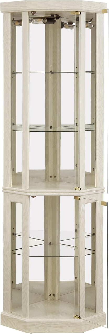 Glass Corner Display Cabinet - Image 9