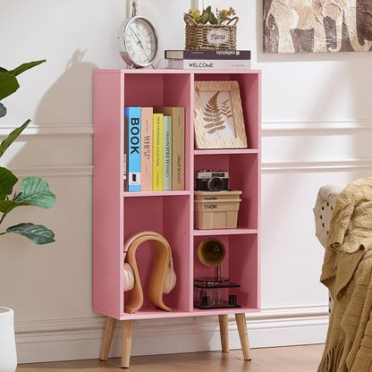 LEYAOYAO 5 Cube Bookshelf 3-Tier Bookcase - Image 6