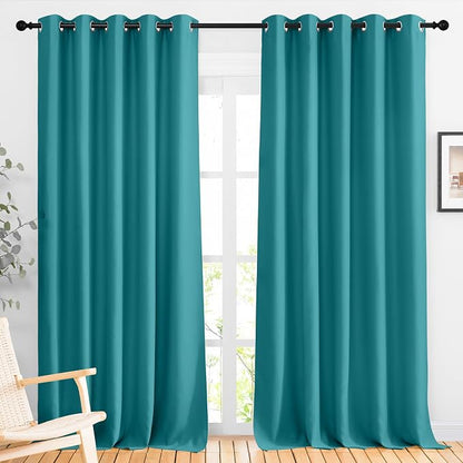 NICETOWN Blackout Room Divider Curtains 118 inches Long 2 Panels, Grommet by NICETOWN