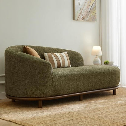 Christopher Knight Home Bouclé Chaise Lounge Sofa Mid Century Modern - Image 7