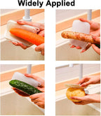 Vegetable Brush, 2 PCS Vegetable Brush Scrubber for Fruits, Potato Scrubber Potato Brush, Soft Bristle Brush for Potato/Carrots/Lotus Root