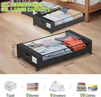 Beborxue Under Bed Storage - Image 4
