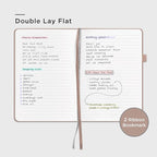 &And Per Se Lined Journal Notebook (5 Packs), 160 Pages, A5 5.7 x 8 inches College Ruled Thick Paper Notebook Journals for Writing, Hardcover Notebooks for Women Men Office School (Apricot)