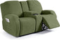 Ruaozz Loveseat Recliner Covers by RuaozzFurnitureCovers