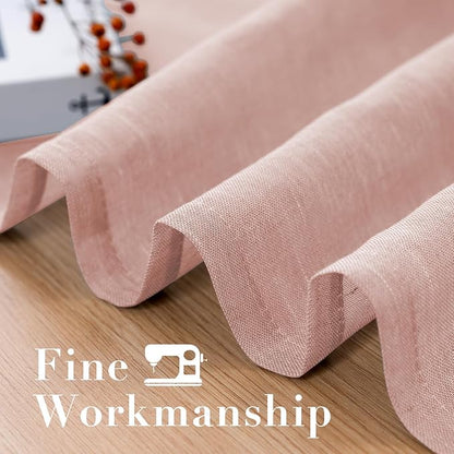 H.VERSAILTEX Linen Curtains 90 inches Long Linen Curtains/Natural Linen Blended - Image 6