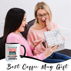 Book Lovers 11oz Coffee Mug - Bookish Gifts for Readers, Teachers, Librarians, Women, Best Friends - Christmas Reading Tumbler