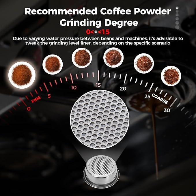 IKAPE 58mm Bottomless Naked Portafilter, Coffee Portafilter with Black Silicone Handle, Fits E61, Flair 58, ECM, Rocket, Sanremo, Synesso, Slayer, VBM Machines, with 18g Capacity Filter Basket