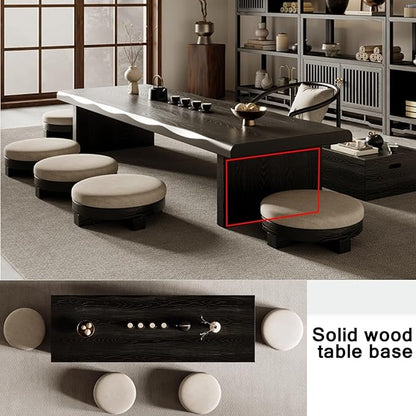 Solid Wood Japanese Low Floor Table Meditation Floor Sitting Altar Table - Image 2