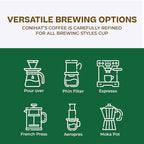 Conihat Whole Bean Coffee - 100% Vietnamese Premium Arabica, Dark Roast, Chocolate & Fruity Notes, Sweet Finish, Low Acid, Single Origin, Hand-Picked, 16 Oz Bag