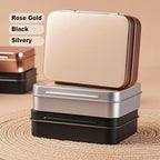 Small Metal Box With Lid-Cookie Tins Metal Tins With Lids Lens Wipes Storage Container Mini Portable Box,Empty Hinged Tin,For Organize Mint Candy Jar,Sewing Tools,DIY Gift Boxes(Silvery, 20 Pcs)